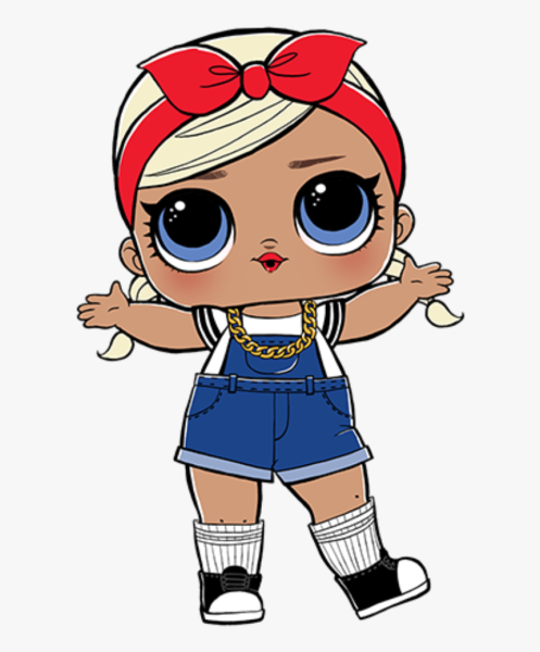 Куклы ЛОЛ для срисовки