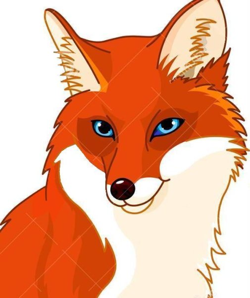 Мордочка лисы для детей