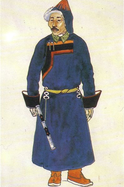 Национальный костюм бурят мужской для детей