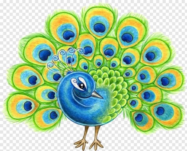 Мультяшные Павлины