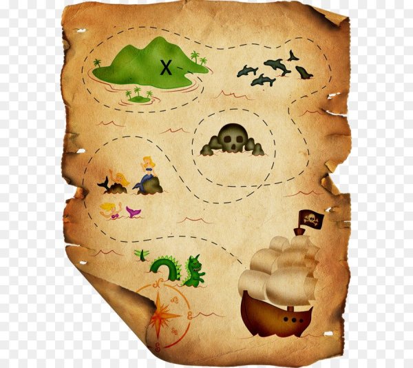 Карта сокровищ пиратов