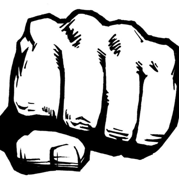 Кулак силуэт