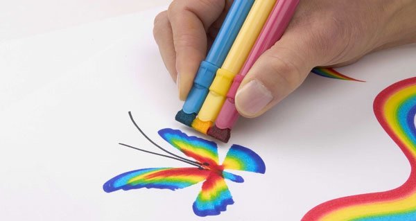 Радуга фломастерами
