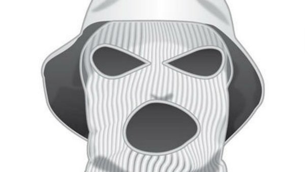 Бандит в белой маске