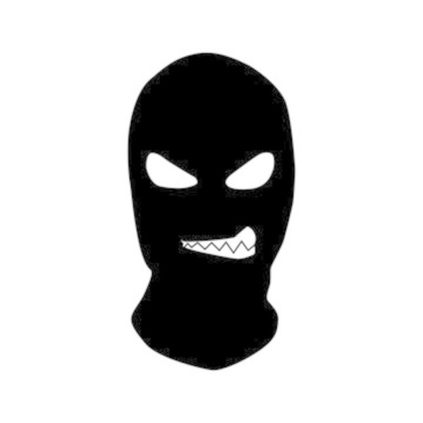 Мультяшная маска бандита