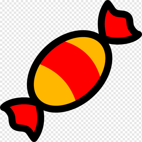 Нарисовать конфету