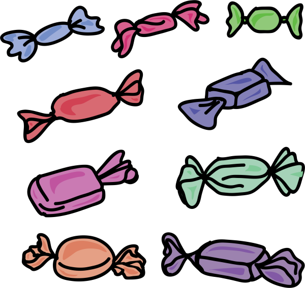 Конфетки мультяшные