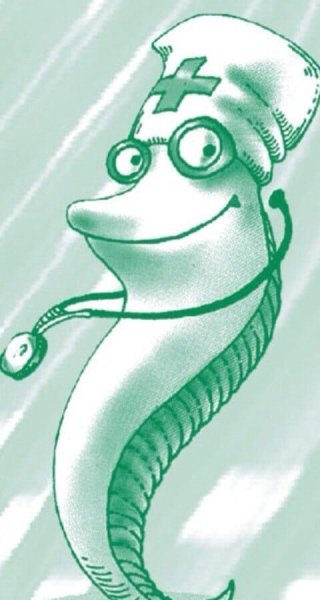 Пиявки мультяшные