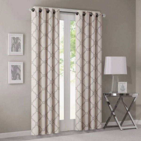 Шторы с геометрическим рисунком