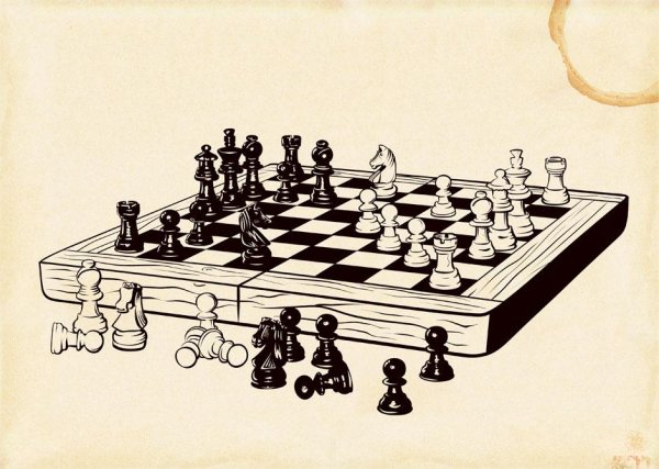 Шахматная фигура ферзь вектор