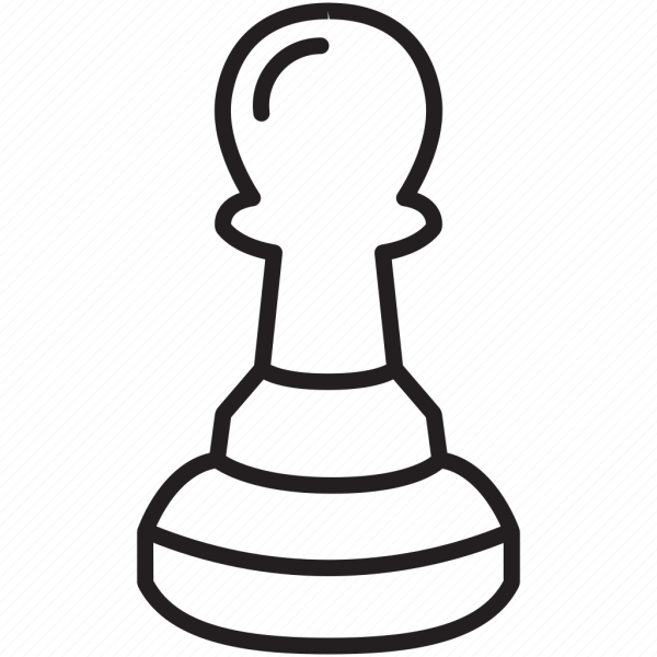 Трафарет пешки