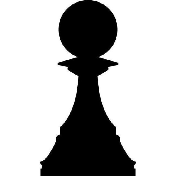 Трафарет шахматных фигур