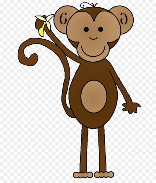Обезьяна рисунок