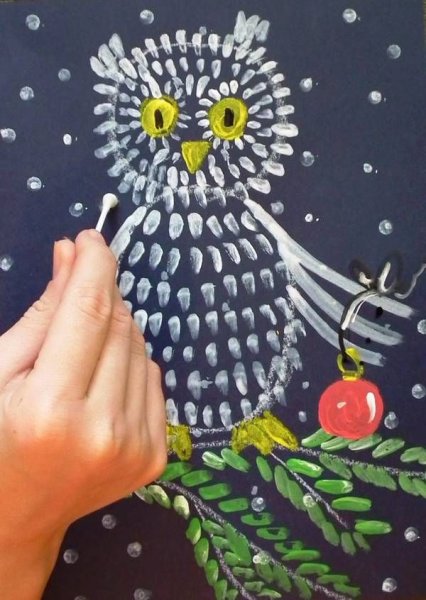 Рисование одними палочками