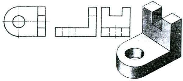 Техническая деталь черчение