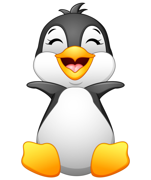 Пингвин мультяшный