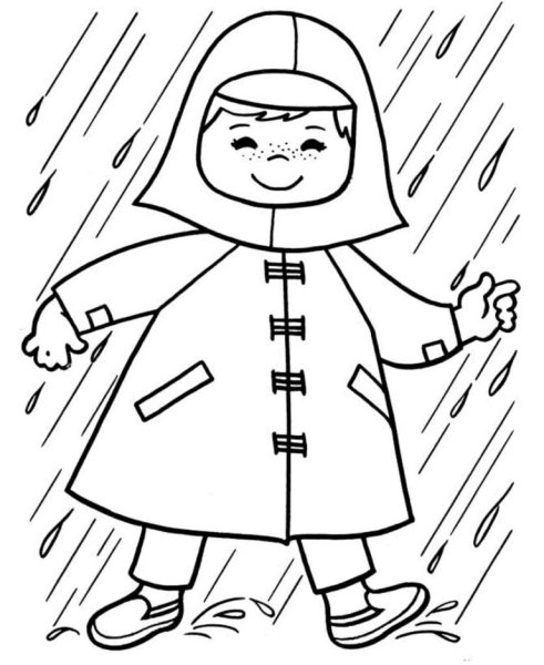 Плащ раскраска для детей