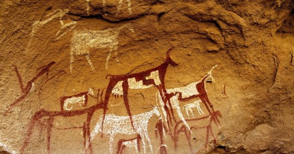 Первобытное искусство петроглифы