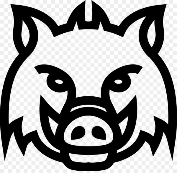 Кабан карандашом