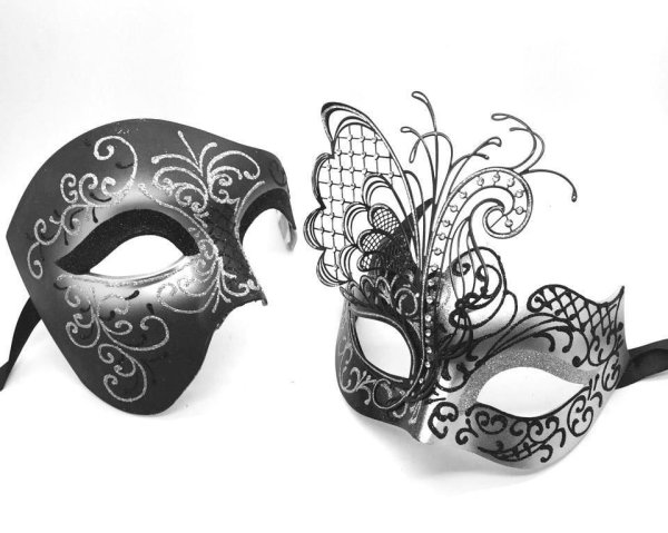 Парные маскарадные маски