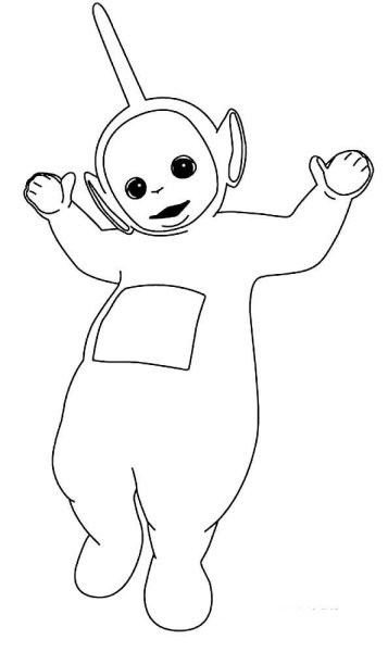 Телепузики раскраска для детей