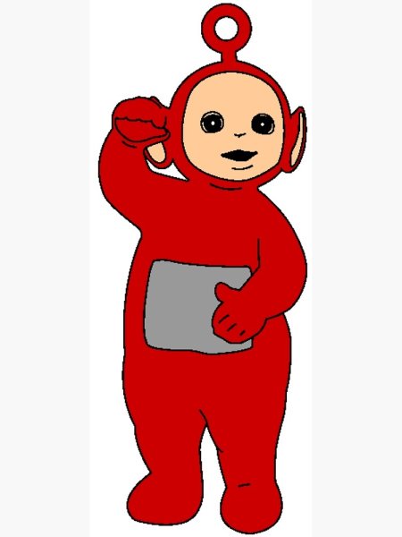 Телепузик без костюма