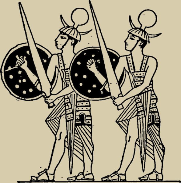 Египетский воин древнего Египта