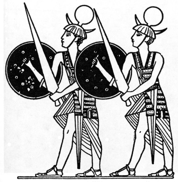 Древний Египетский воин