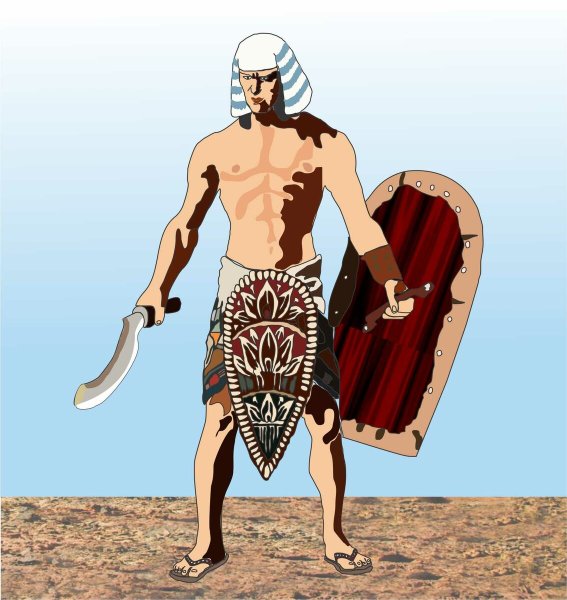 Одежда воинов древнего Египта