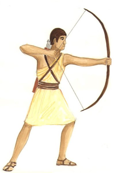 Египетский воин рисунок 5 класс