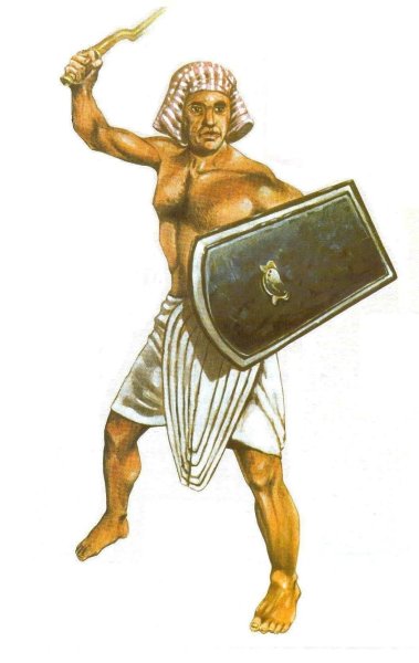 Египетский воин детский рисунок