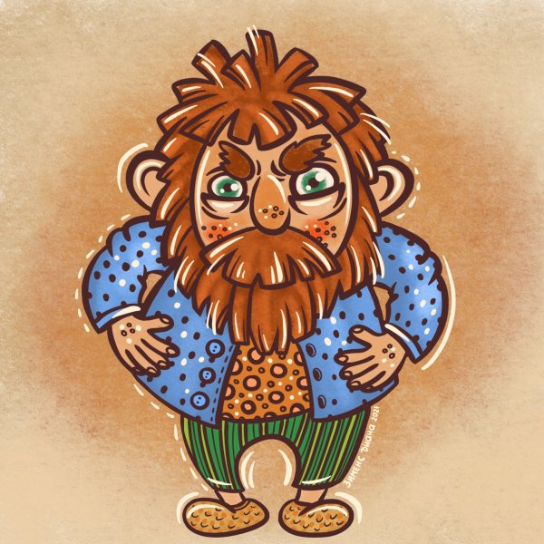 Домовенок раскраска