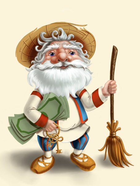 Домовенок Кузя портрет