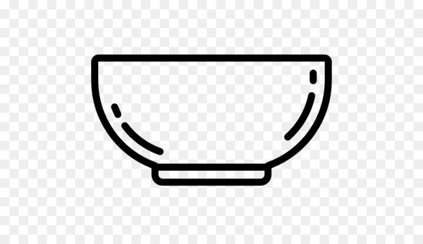 Миска силуэт