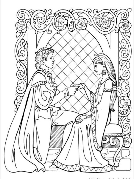 Рисование по сказке о мертвой царевне и семи богатырях