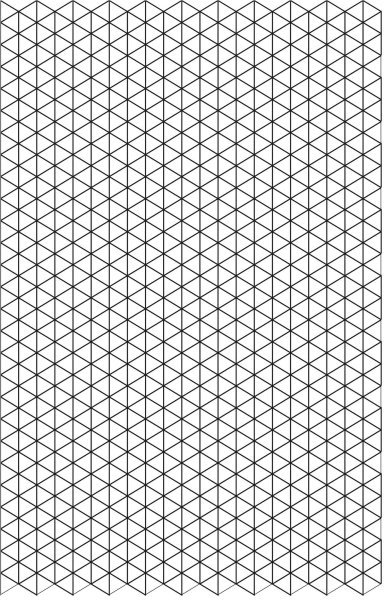 Сетка для изометрии а4