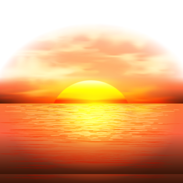 Восходящее солнце вектор