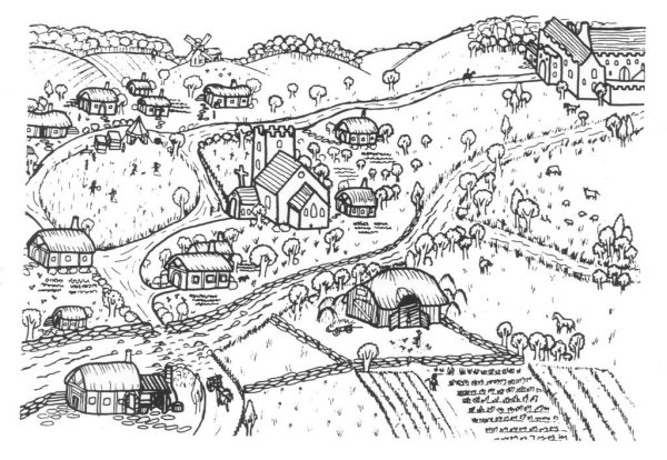 Кучевая Средневековая деревня