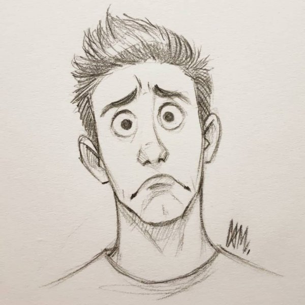 Удивленное лицо мультяшное