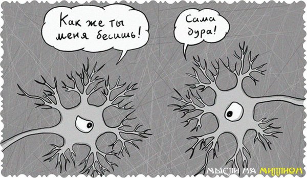 Шутки про нервные клетки