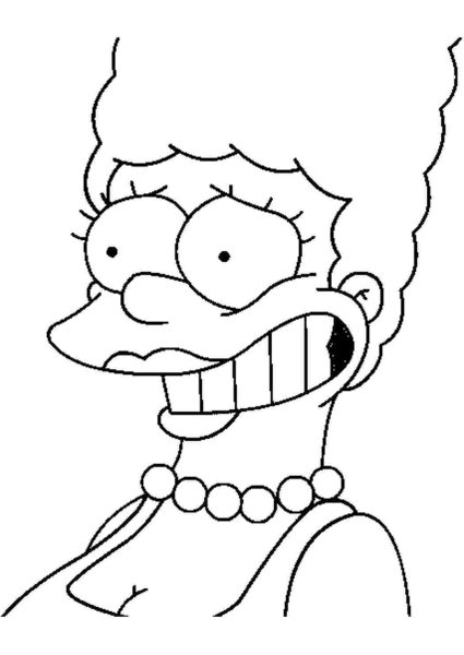 Лиза и барт симпсон эскиз