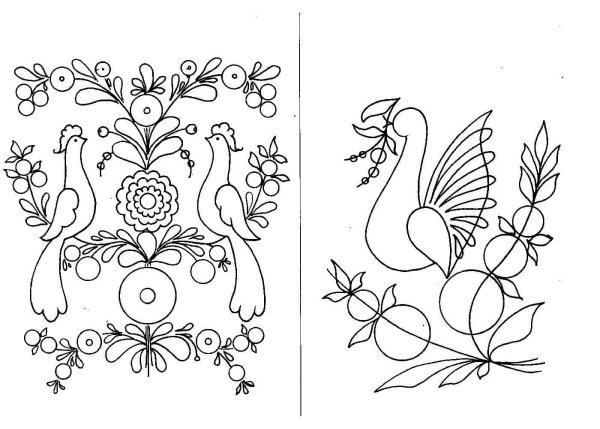 Роспись Хохломская русская народная