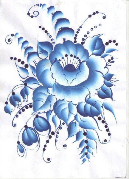 Роспись Хохломская русская народная