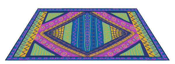 Нарисовать ковер