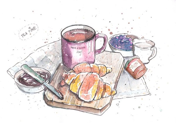 Рисунки маркерами