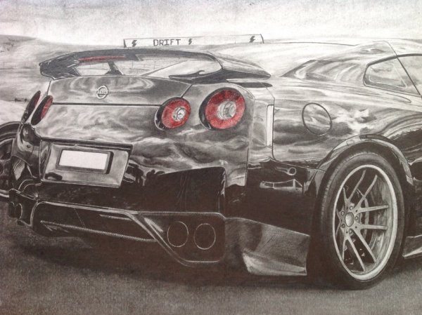 Nissan GTR r35 drawing