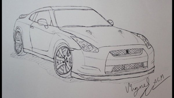 Nissan r35 draw