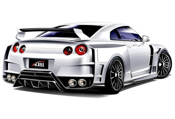 Nissan Skyline r35 GTR vector