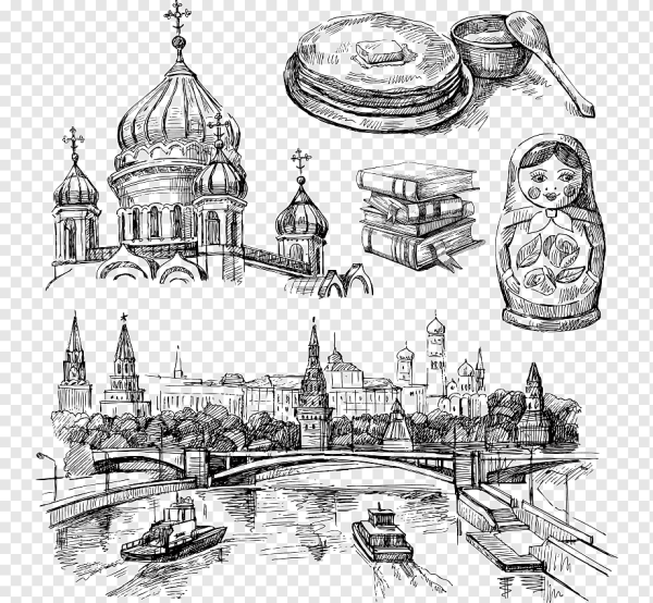 Рисунок на тему Москва