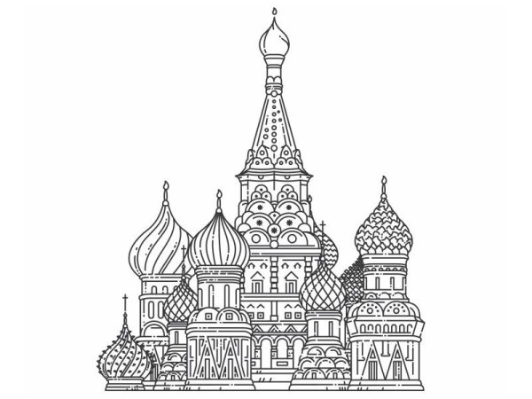 Детские рисунки Кремля